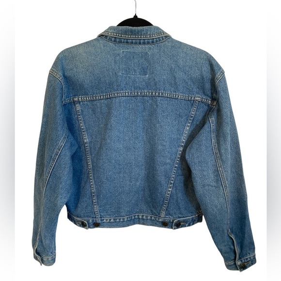 Vintage Nevada Denim Jean Jacket Medium Wash  Girls XLG 14/16 - Picture 2 of 12
